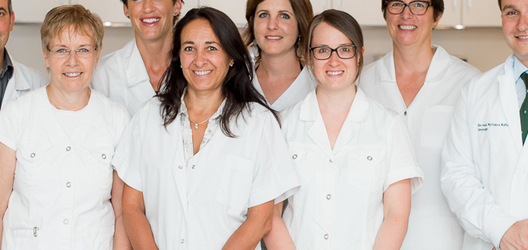 Dr Fateri, Elisabeth, Christelle, Martine, Lysiane, Marielle, Martine, Dr Xafis